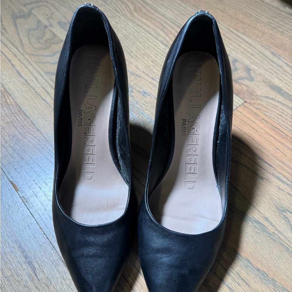 Karl Lagerfeld Elegant Black Heels
